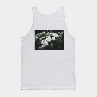 White Roses at Dusk Tank Top